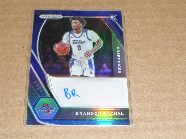 2021 Panini Prizm Draft Picks BRANDON RACHAL AUTOGRAPH/AUTO BLUE /149 J8681