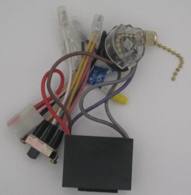 Hampton Bay/Regency &Others Ceiling Fan 3 Speed Pull Chain Harness BRIGHT BRASS