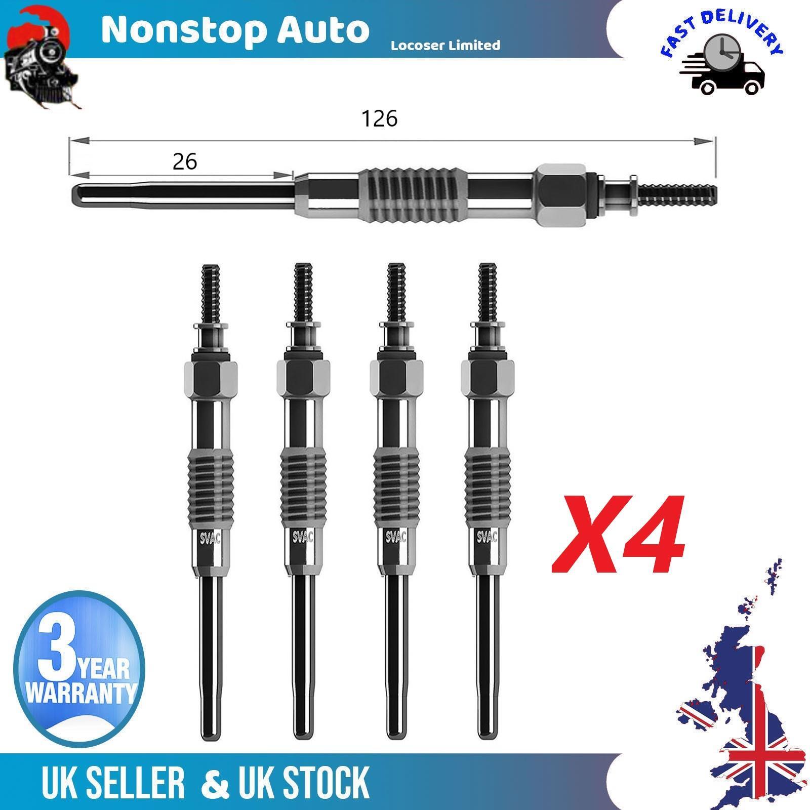 4X Glow Plugs For CITROEN C5 III C6 3.0 HDi 5960E7 eBay