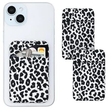 Vigdit 2Pack Adhesive Cell Phone Pocket,Credit Card Holder for Back of