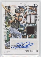 2020 Panini Diamond Kings DK Material Signatures Zack Collins Rookie Auto RC 4z8