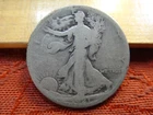 1921d United States Walking Liberty Half Dollar 50c 90% Silver Coin - No Reserve