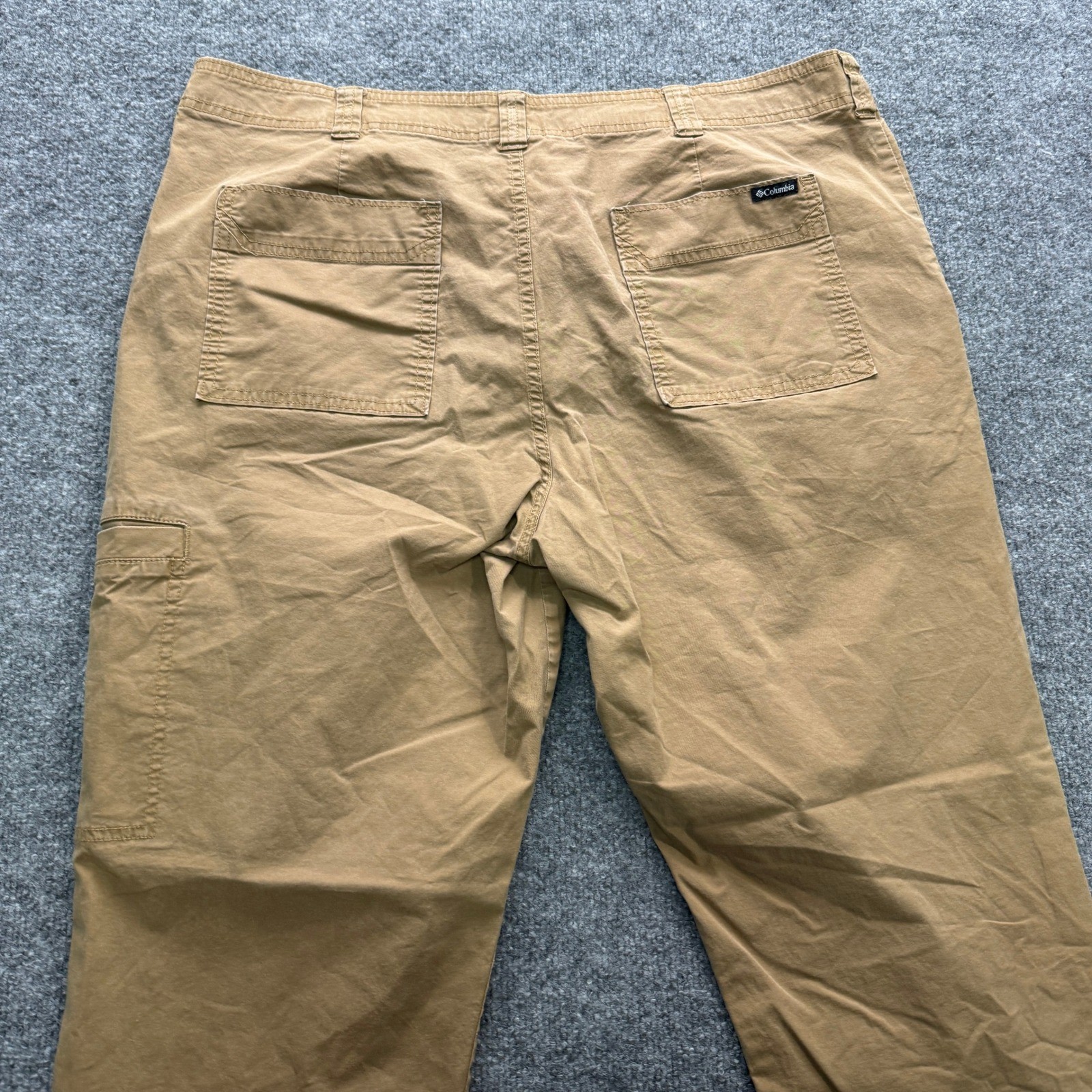 Columbia Utility Pants Men's 40x30 Tan Khaki Straight Fit Stretch Casual Work thumbnail 6