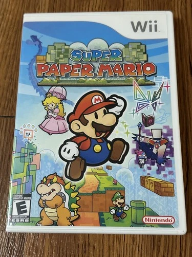 Super Paper Mario (Nintendo Wii, 2007) CIB! Authentic!! Mint!!!
