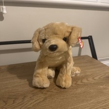 Ty Beanie Buddy Fetch Labrador Retriever Hund Pl&uuml;sch Golden 33 cm Retired Vintage