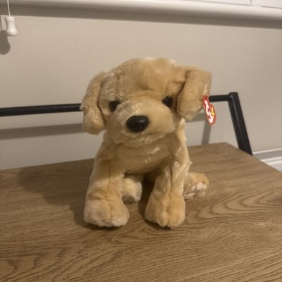 Ty Beanie Buddy Fetch Labrador Retriever Hund Plüsch Golden 33 cm Retired Vintage