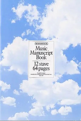 Music Manuscript Book: 12 Stave 64 Pages Stitched | A4 Stitched | Buch