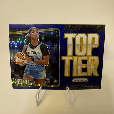 2025 Panini Prizm WNBA Angel Reese Top Tier #3 Blue Pulsar Prizm /199