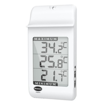 Brannan Digital Max Min Greenhouse Thermometer - Greenhouse Temperature Monit...
