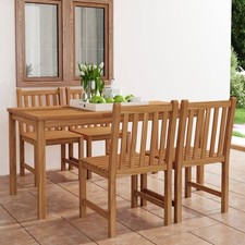 Teak Massiv Gartenmöbel Set Sitzgruppe Gartengarnitur mehrere Auswahl vidaXL