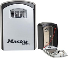 MASTER LOCK Extra Large Key Safe Wall Mounted, XL 106 x 146 x 53 mm, Outdoor, M