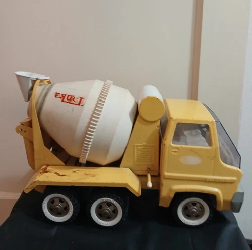 VTG Tonka Yellow Cement Mixer Truck #2620 - Gas Turbine 1960s Yellow Truck READ