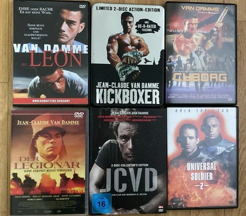 6x Action Jean-Claude Van Damme DVD 25 % Rabatt beim Kauf von 4