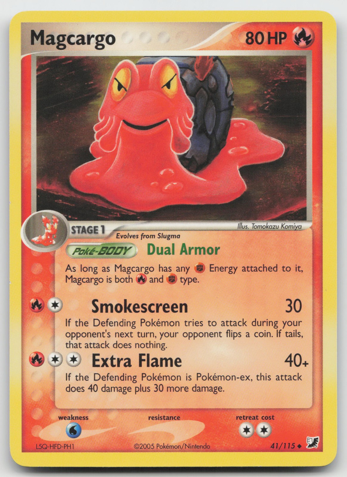 Magcargo Uncommon Normal Unseen Forces 41/115 NM