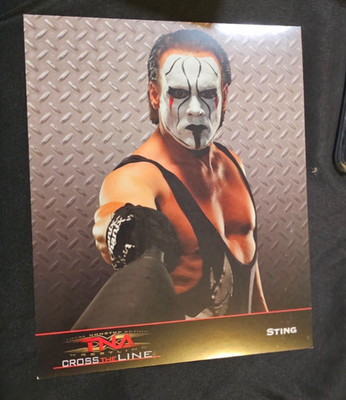Sting TNA Original TNA Promo Photo WCW AEW Promotional Impact Wrestling licensed
