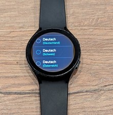 Samsung Galaxy Watch4 SM-R870 44mm Aluminiumgehäuse mit Sport Band - Schwarz...