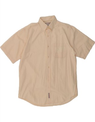 SPITFIRE Herren Kurzarm Hemd XL Off White Baumwolle DF06