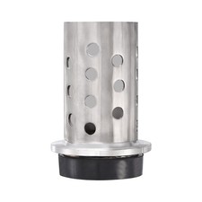 3" x 6" Perforated Casting Flask Vacuum Casting Wall Flanged with Base