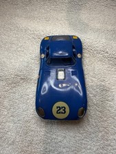 1960's Strombecker Cheetah Blue 1/32 vintage slot car.