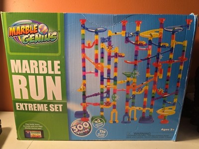 Marble Genius Marble Run Extreme Set - 300 Complete Pieces + Free Instruction