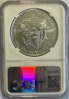 2011 W BURNISHED SILVER EAGLE S$1 NGC MS70