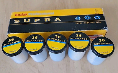 Kodak Professional Supra 400 Color Neg Film 35mm 36 Exp Priced