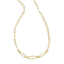 Kendra Scott Etta 14K Gold Over Brass Chain Necklace - Gold: Lobster