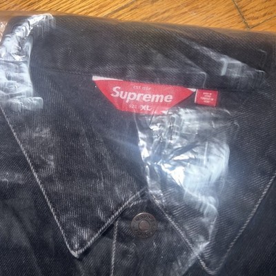 Supreme Denim Trucker Jacket SS25 Black Size: XL | eBay