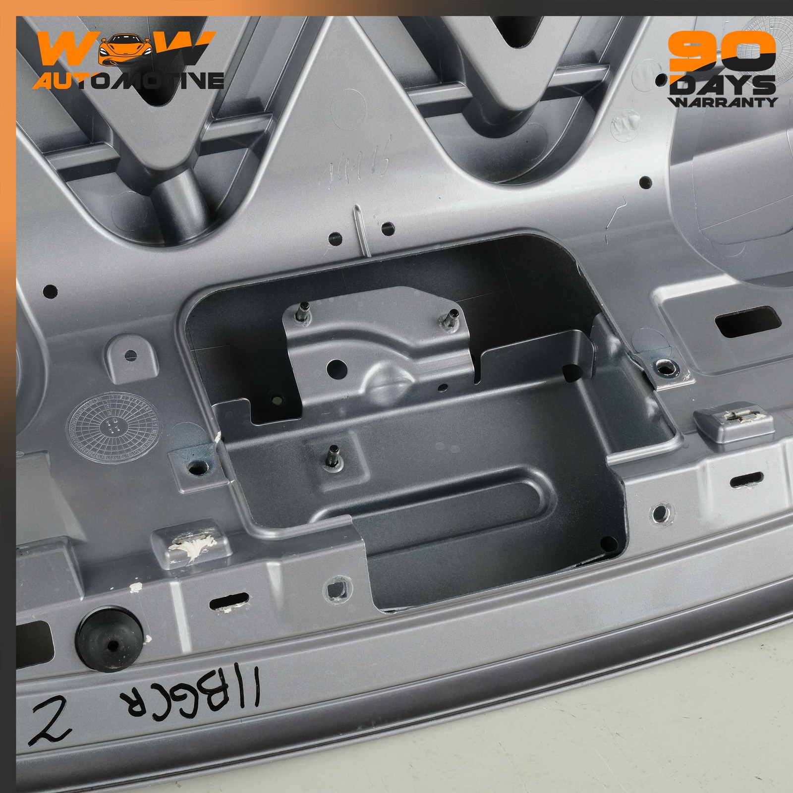 Bentley Continental GT Speed 2007-2011 Front Right Trunk lid panel Silver