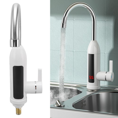 #ad Kitchen Hot Heater Faucet 3000W Tankless Water Heater Fast Heating Electric $17.13