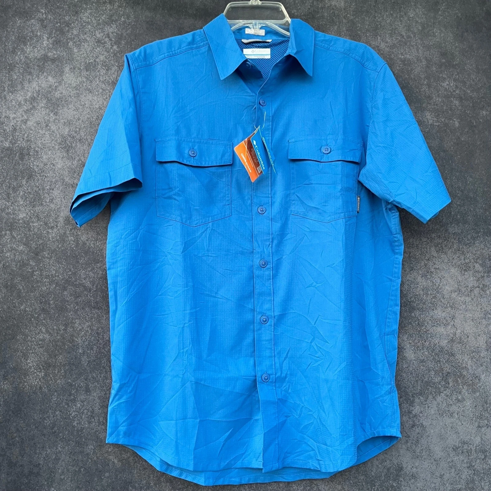Columbia Mens NEW Blue Short Sleeve Ripstop Fishing Hiking Gorpcore Shirt Small
Opens in a new windo