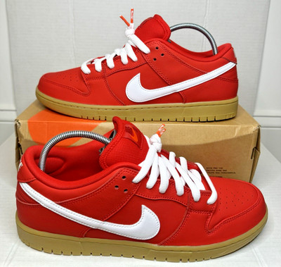 Nike SB Dunk Low Orange Label University Red Gum FJ1674-600 Size 11.5