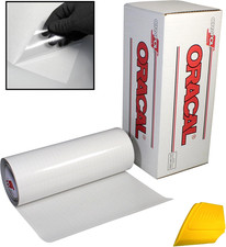 ORACAL Transparent Transfer Paper Tape Roll W/Hard Yellow Detailer Squeegee 50F