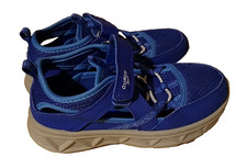 OSHGOSH KIDS SIZE 12 CLOSED TOE WASHABLE MESH HOOK /LOOP BLUE SANDAL NWOT