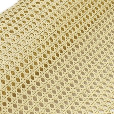 16" Width x 5 Feet Plastic Cane Webbing for Caning Projects Natural Pre - Wov...
