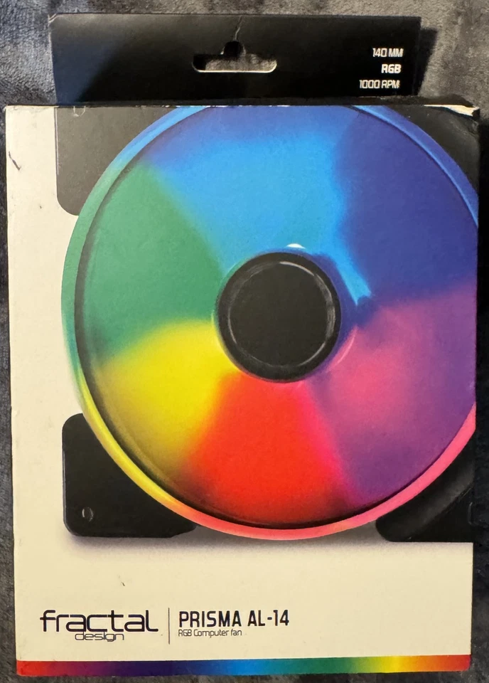 Fractal Design Prisma AL-14 RGB 140mm Fan (3 Pack) NEW - Image 1 of 1