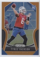 2019 Panini Prizm Rookies Orange Prizm 7/249 Tyree Jackson #321 2r8