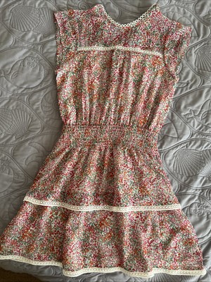 Q + A Los Angeles Floral Print Dress Size Small Pre Owned