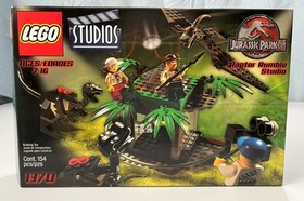 LEGO 1370 Studios Jurassic Park III: Raptor Rumble 100% Complete w/Box & Manual