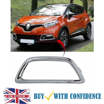 Front Bumper Fog Grille Moulding Chrome Left Fits Renault Captur 2013-2017 New