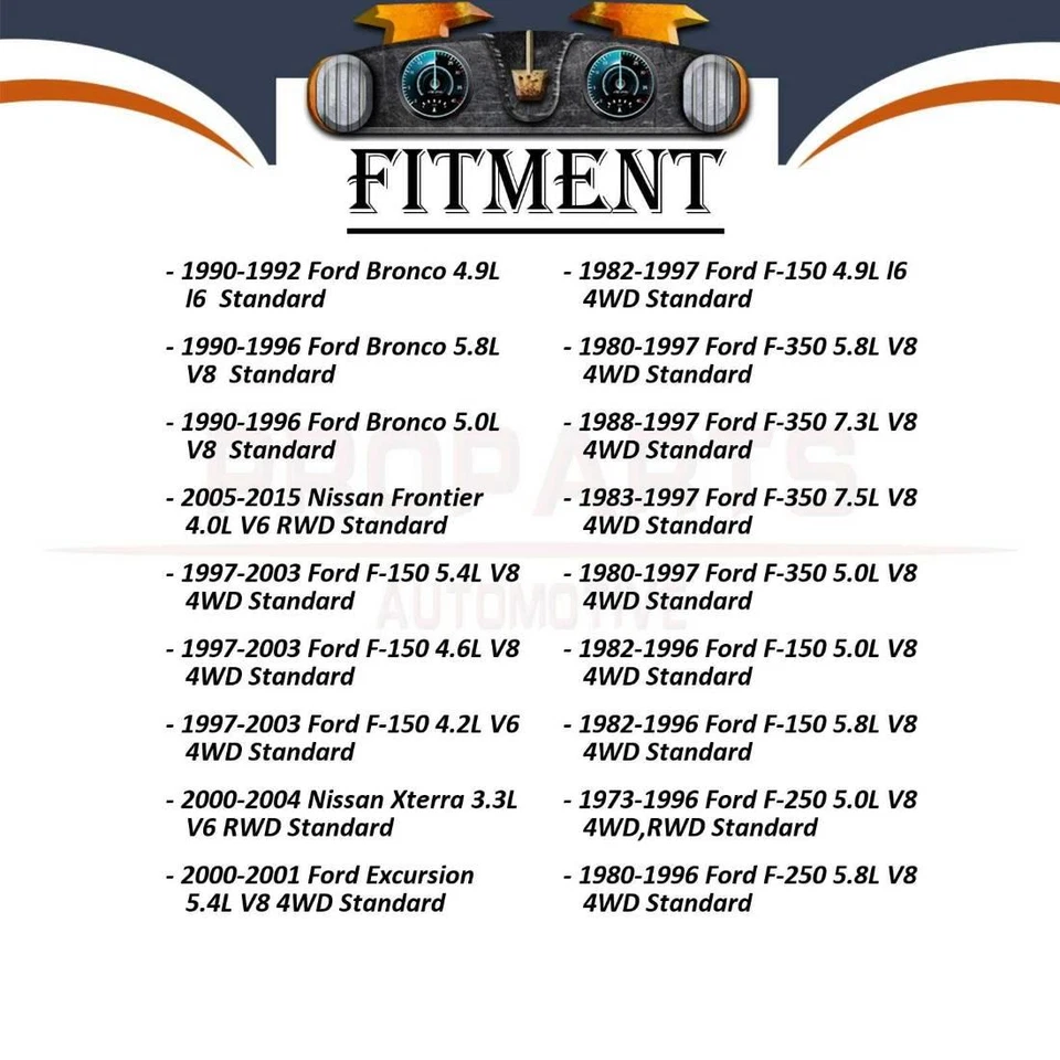 Eje trasero GMB 3X todas las juntas juntas juntas universales en U para Ford F-150 Heritage 2004 Foto 2 de 4