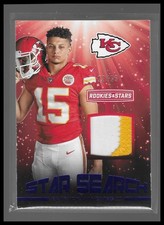 2017 Panini Rookies and Stars #29 Patrick Mahomes II Star Search Prime /25 (RC)