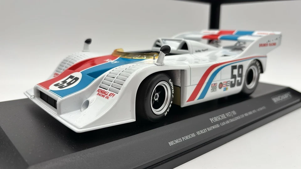  MIN155736559 Minichamps Porsche 917/10 Hurley Haywood Can-Am Challenge Cup - Immagine 3 di 4