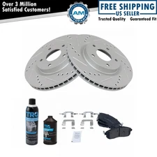 Front Semi Metallic Brake Pad & Performance Rotor Kit for Sentra SE-R
