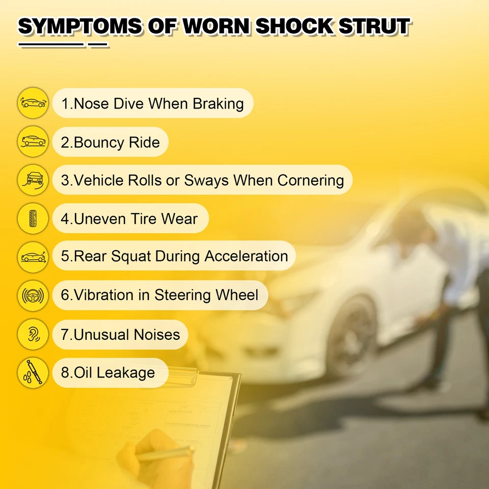 Complete Strut Shocks Assembly w/ Coil Springs For 2004-2006 BMW 525I Front - Image 4 of 4