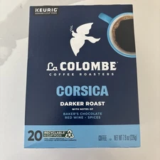 La Colombe Corsica Darker Roast Coffee 20 K-Cups Best By March 2026 Keurig