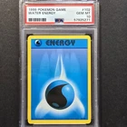 Pokemon Water Energy BASE SET 1999 PSA10