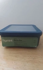 Figmint Food Storage Container Blue Color Holds 5 Cups Dishwasher Freezer Micro