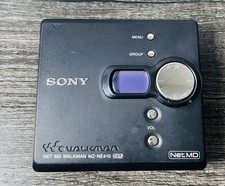 Sony High Speed Net MD Walkman Recorder MZ-NE410 Portable MiniDisc Player