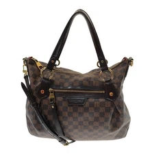 LOUIS VUITTON Damier Ebene EvoraMM N41131 Brown